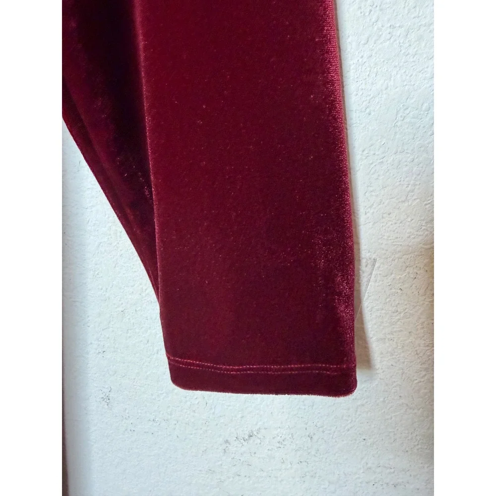 Old‎ Navy Red Velvet Mini Dress XL Fit Flare Square Neck Goth Whimsigoth